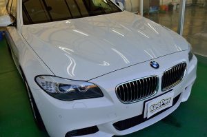 BMW5シリーズにダイヤモンドキーパー施工