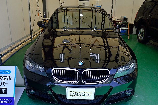 BMW3シリーズにクリスタルキーパー施工