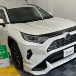 TOMSフルエアロRAV4にエコダイヤキーパープレミアムを施工