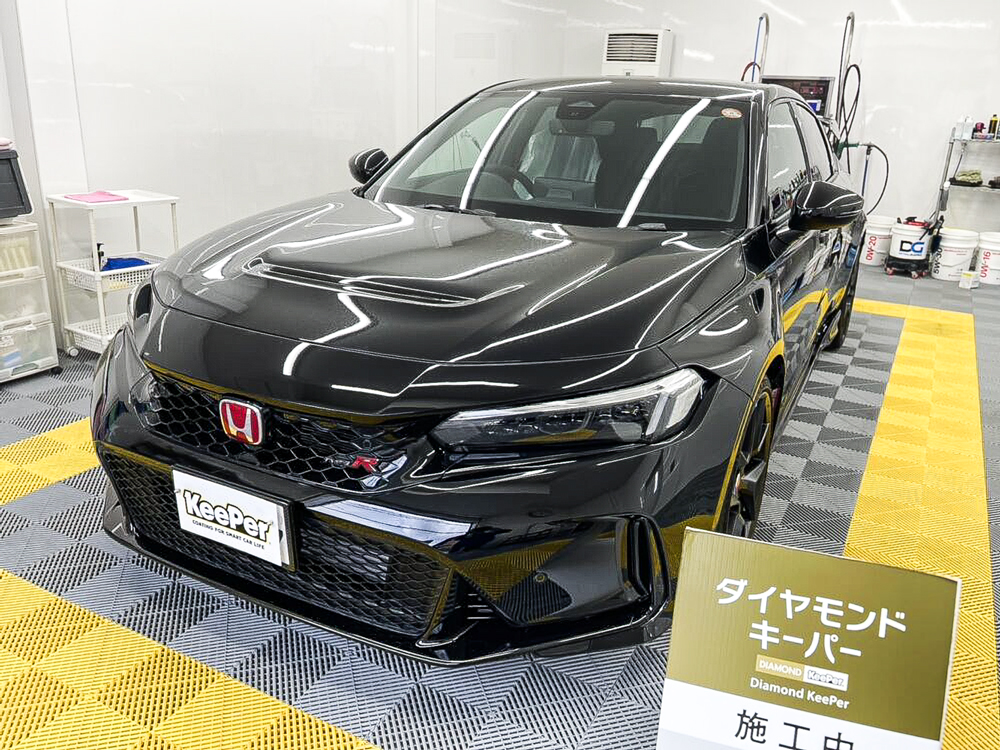 シビックにダイヤモンドキーパー施工
