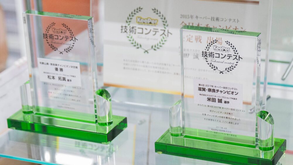 キーパー技術コンテスト県チャンピオン盾