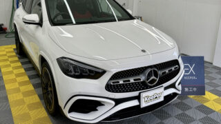 ベンツGLAにEXキーパープレミアムをコーティング