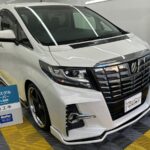 アルファードにクリスタルキーパーリピート施工、ホワイト