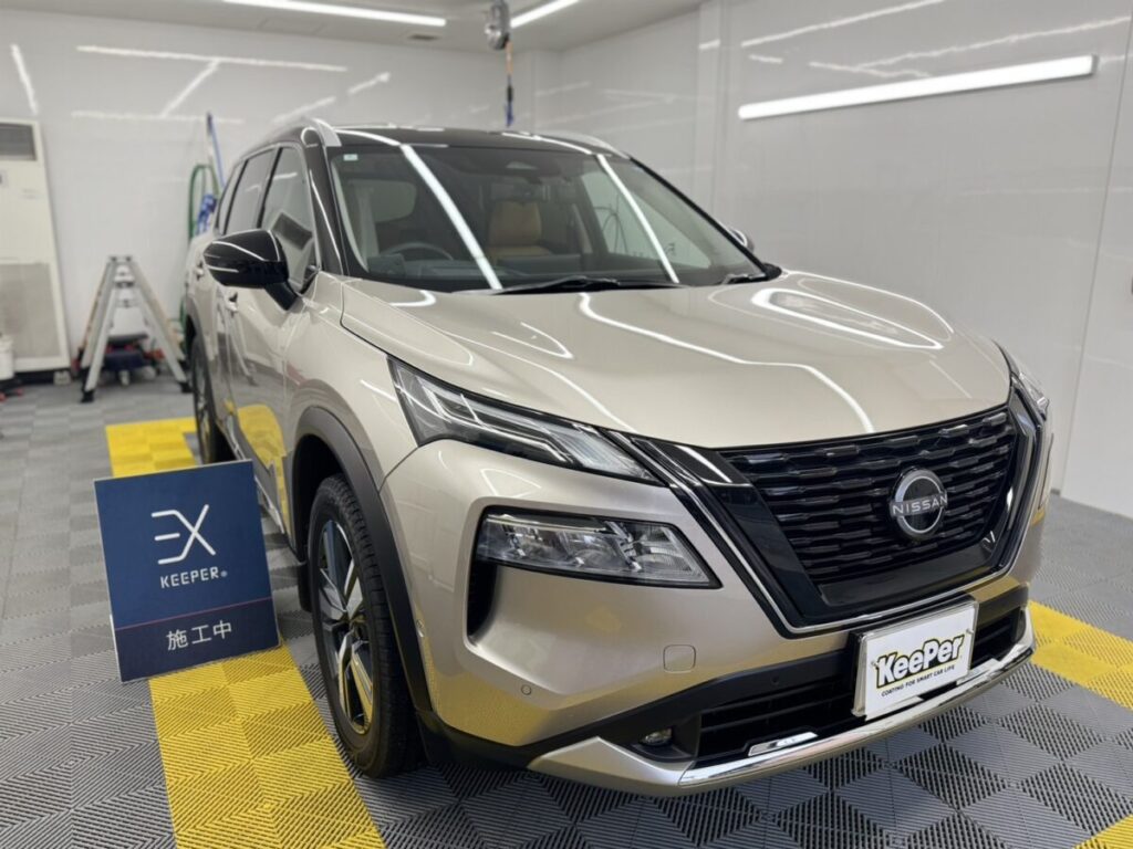 エクストレイルにEXキーパープレミアムメンテナンス施工