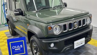 新車ジムニーシエラに奈良でも大人気ダイヤⅡキーパー施工