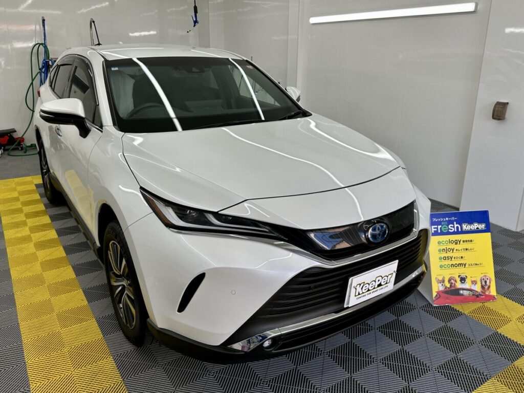 ハリアーにフレッシュキーパー施工