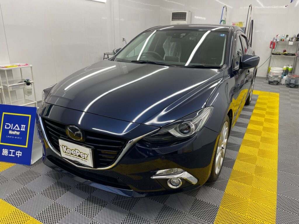 アクセラにダイヤⅡキーパーBメンテナンス