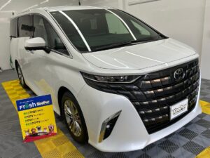 新車アルファードにフレッシュキーパー施工