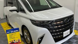 新車アルファードにフレッシュキーパー施工