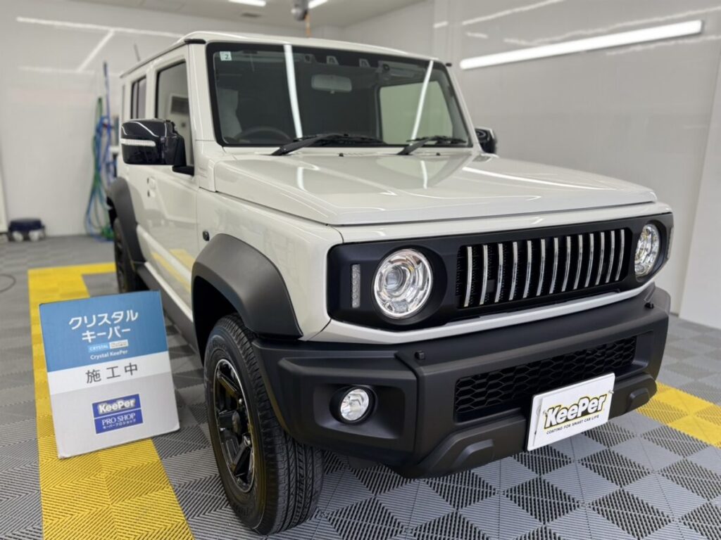 ジムニーノマドにクリスタルキーパーをコーティング